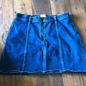 Skater J. Crew denim skirt
